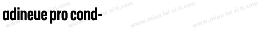 adineue pro cond字体转换